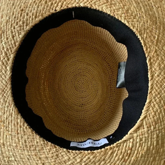 Like new in box MAISON MICHEL Paris Big Kate 20SS crochet straw hat size m - Picture 7 of 9